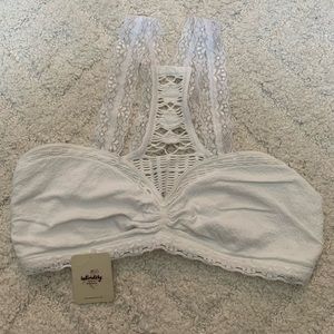 Free People lace white bandeau. Size m/l.